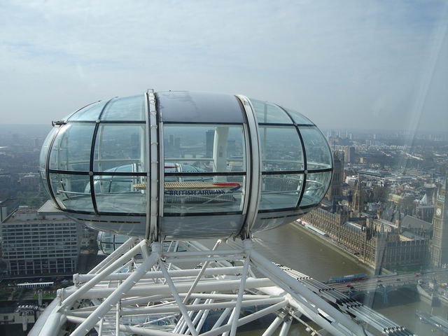 View from top of London Eye